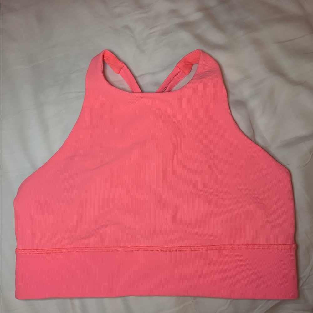 Lululemon Energy High-Neck Longline Bra *Medium Support, B–D Cups size 10